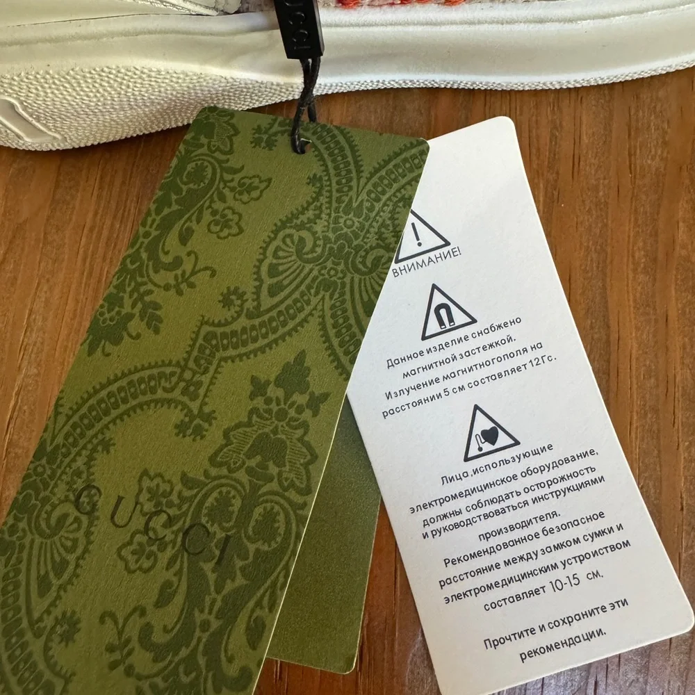 NWT Gucci Dali GG Embroidered Sneakers EU 41 Style 675840 - Picture 8 of 11